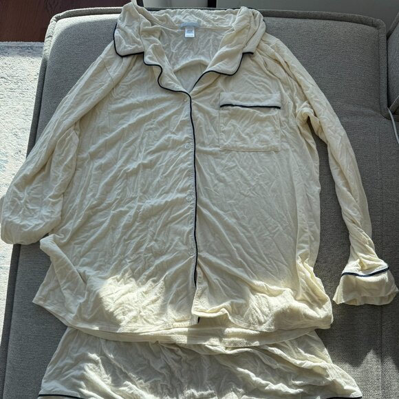 Eberjey Long Sleeve & Shortie Short PJ Set - Picture 1 of 2